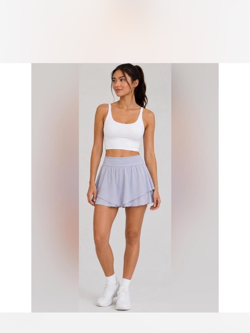 lululemon athletica Lavender Layered Skort